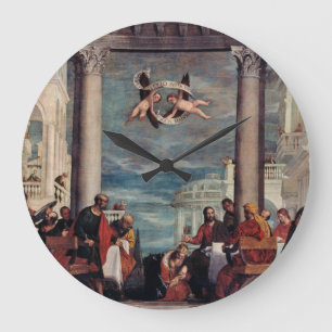 Kunsthandwerk Große Wanduhr