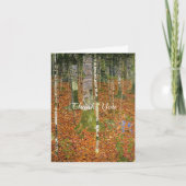 Kunsthandwerk Gustav Klimt Forest Nature Wedding Dankeskarte (Vorderseite)
