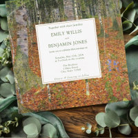 Kunsthandwerk Gustav Klimt Forest Nature Wedding
