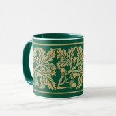 Kunsthandwerk im mittelalterlichen Stil Eichenblät Tasse (Vorderseite Links)