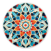 Kunsthandwerk im niedlich arabischen Stil Keramikknauf (Vorderseite)