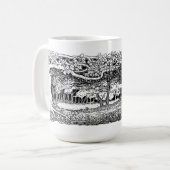 Kunsthandwerk im Wildwald Kaffeetasse (Vorderseite Links)