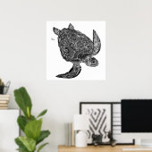 Kunsthandwerk in der Emergensee Poster (Heimbüro)