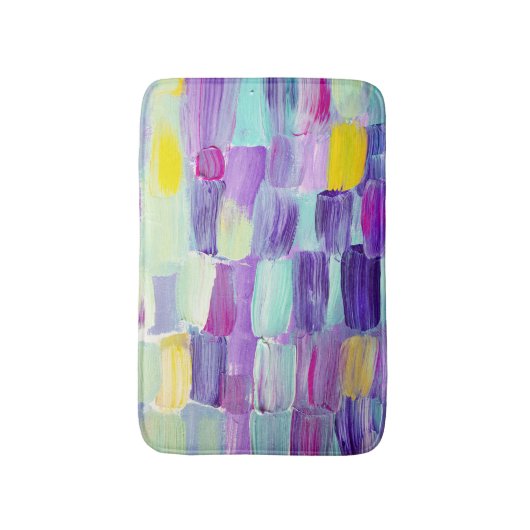 Kunsthandwerk in Handgemälden Badematte (Vorderseite Vertikal)