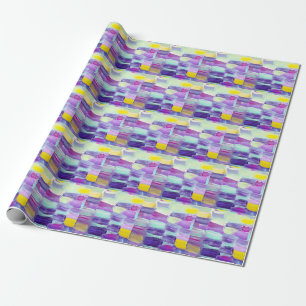 Kunsthandwerk in Handgemälden Geschenkpapier