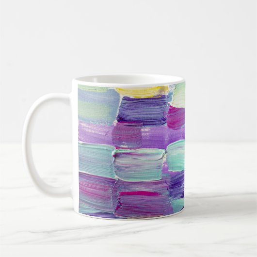 Kunsthandwerk in Handgemälden Kaffeetasse (Links)