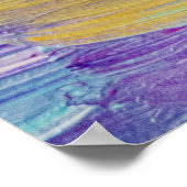 Kunsthandwerk in Handgemälden Poster (Ecke)