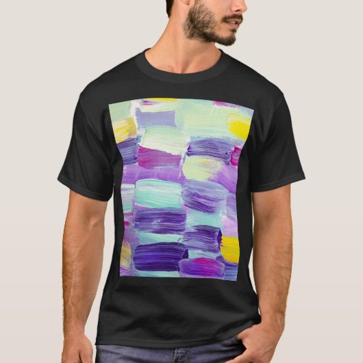 Kunsthandwerk in Handgemälden T-Shirt (Vorderseite)