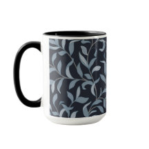 Kunsthandwerk Inspiriert Blaues Leaf