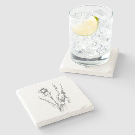 Kunsthandwerk, Kunstbild, Kunst Steinuntersetzer (Seitenansicht)