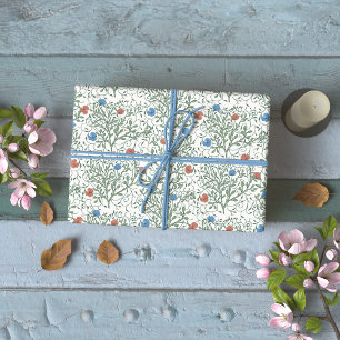 Kunsthandwerk Mohnblumen Geschenkpapier