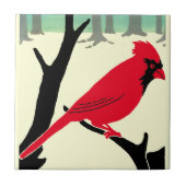 Kunsthandwerk oder Handwerker 1907 Bird Fliese (Vorderseite)