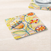 Kunsthandwerk Rechteckiger Pappuntersetzer (angewinkelt)