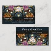 Kunsthandwerk Schmuck Art w/Logo Geschäftswagen Visitenkarte (Vorne/Hinten)