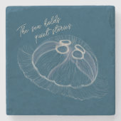 Kunsthandwerk Steinuntersetzer (Vorderseite)