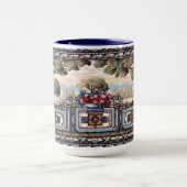 Kunsthandwerk Stil Balkon Landschaft Vista Frieze Tasse (Zentrum)