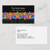 Kunsthandwerk Trendy Two Side Visitenkarte (Vorne/Hinten)