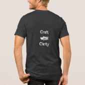 Kunsthandwerk Tri-Blend Shirt (Rückseite)