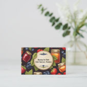 Kunsthandwerk Visitenkarte (Stehend Vorderseite)