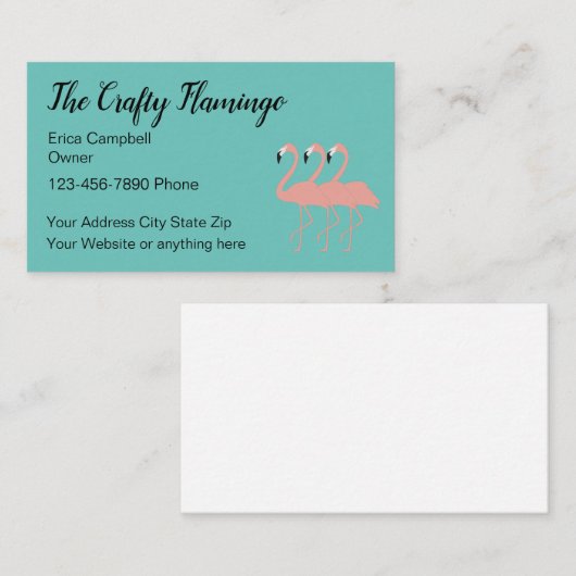 Kunsthandwerk Visitenkarte (Vorne/Hinten)