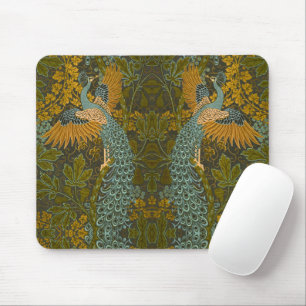 Kunsthandwerk Walter Crane Pfau-Muster Mousepad