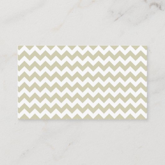 Kunsthandwerk - Zickzack Simple Jasmine Visitenkarte (Rückseite)