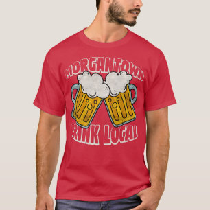 Kunsthandwerker von Morgantown, West Virginia Beer T-Shirt