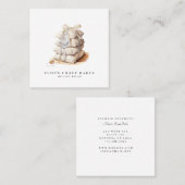 Kunsthandwerkerkarte Quadratische Visitenkarte (Vorne/Hinten)