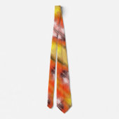 Kunsthandwerkerkunst Abstrakte Kunst Krawatte (Rückseite)