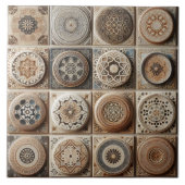 Kunsthandwerklich gefertigte Fliesendesigns Fliese (Vorderseite)