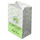 Kunsthandwerkliche Bath & Body-Packung | Bergamot Mittlere Geschenktüte (Vorderseite Schrägansicht)