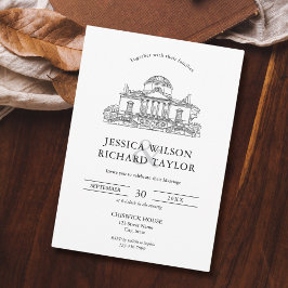 Kunsthandwerkliche Illustration Einladung