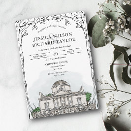 Kunsthandwerkliche Illustration Einladung