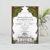 Kunsthandwerkliche Illustration Einladung (Stehend Vorderseite)