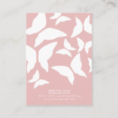 Kunsthandwerkliche Kunsthandwerkskarten für den Oh Telefonnummerkarte (Rückseite)