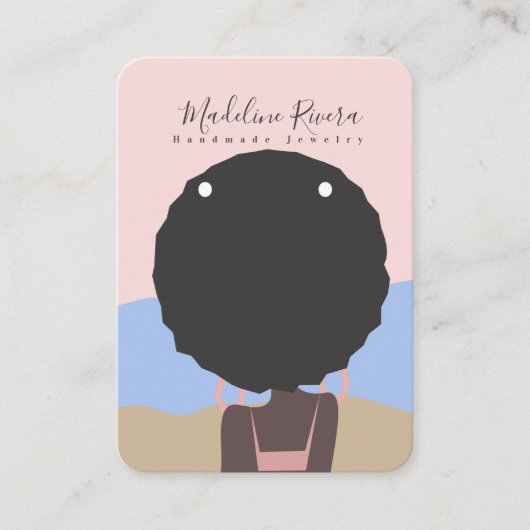 Kunsthandwerkliche Kunsthandwerkskarten Telefonnummerkarte (Vorderseite)