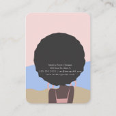 Kunsthandwerkliche Kunsthandwerkskarten Telefonnummerkarte (Rückseite)