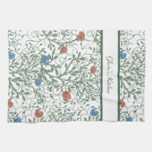 Kunsthandwerkliche Mohnblumen Geschirrtuch (Horizontal)