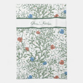 Kunsthandwerkliche Mohnblumen Geschirrtuch (Vertikal)