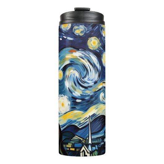 Kunsthandwerkliches Malgerät Thermosbecher (Vorderseite)