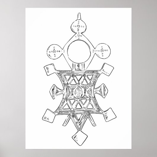 Kunsthandwerksdekor Poster (Vorne)