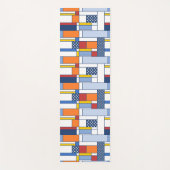 Kunsthandwerksgeschenkpapier Mondrian Style Yogamatte (Vorderseite)