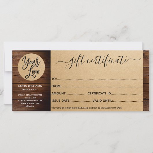 Kunsthandwerksgutscheine hinzufügen Logo (Rückseite)