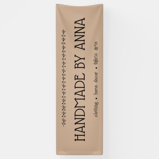 Kunsthandwerkskabine Messe Handmade Maker Verkaufs Banner (Vertikal)