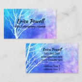 Kunsthandwerkskarte auf zwei Seiten Visitenkarte (Vorne/Hinten)