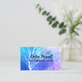 Kunsthandwerkskarte auf zwei Seiten Visitenkarte (Stehend Vorderseite)