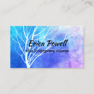 Kunsthandwerkskarte auf zwei Seiten Visitenkarte