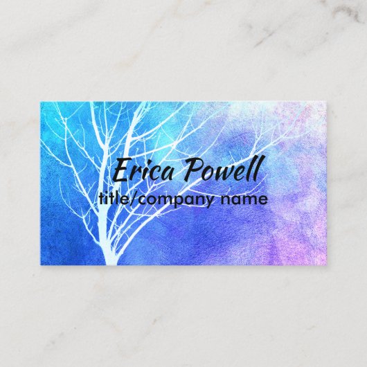 Kunsthandwerkskarte auf zwei Seiten Visitenkarte (Vorderseite)