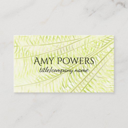 Kunsthandwerkskarte doppelseitig visitenkarte (Vorderseite)