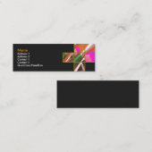 Kunsthandwerkskarte Mini Visitenkarte (Vorne/Hinten)